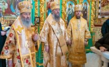 У Неділю про митаря і фарисея єпископ Феодосій співслужив Предстоятелю за Літургією у Києво-Печерській лаврі